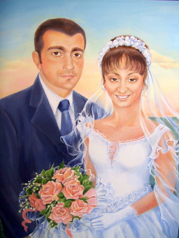 Wedding Portrait by Maria Gapen